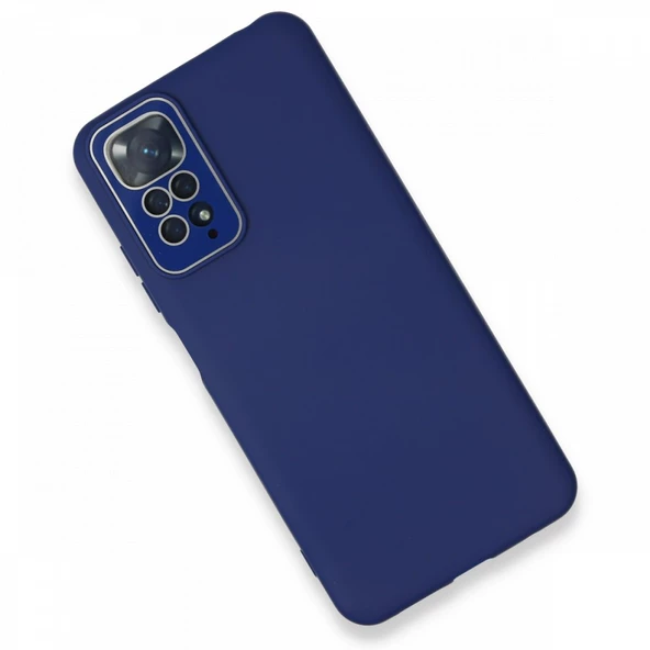 FitCase Xiaomi Redmi Note 11 / 11s Glass Kamera Korumalı Lansman Silikon Kapak - 4