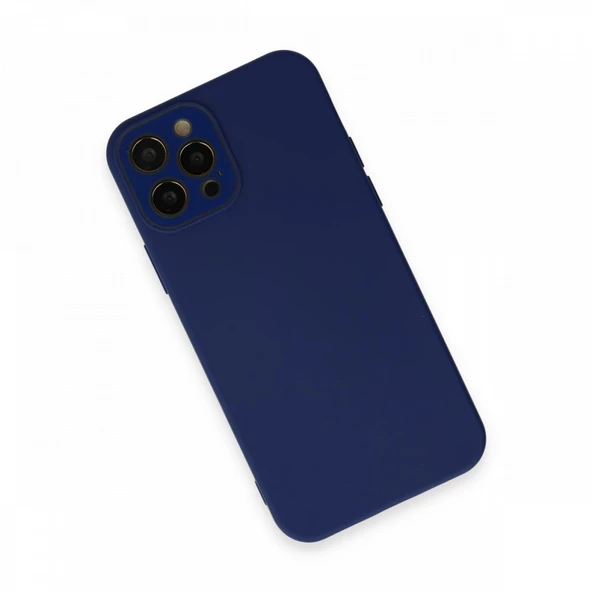 FitCase iPhone 12 Pro Max Glass Kamera Korumalı Lansman Silikon Kapak - 7