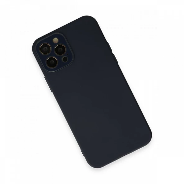 FitCase iPhone 12 Pro Max Glass Kamera Korumalı Lansman Silikon Kapak - 10