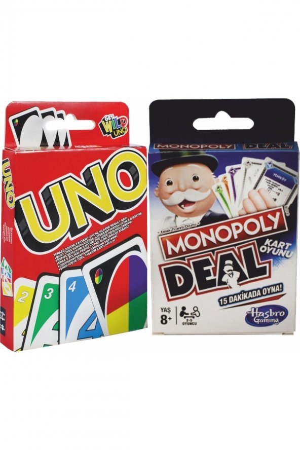 Uno Klasik Ve Monopoly 2si Bir Arada