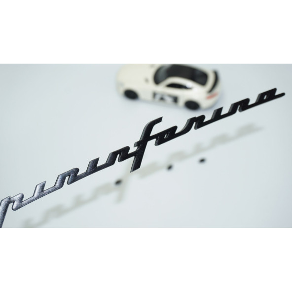 DK Tuning Maserati Pininfarina Çamurluk Yanı Siyah ABS Amblem Arma
