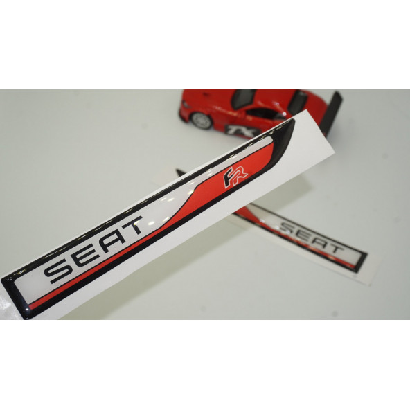 Seat FR Altea Ateca Yan Aynalar Ve Çamurluk Yanı Damla Desen Bıçak Logo Arma Seti ürün görseli