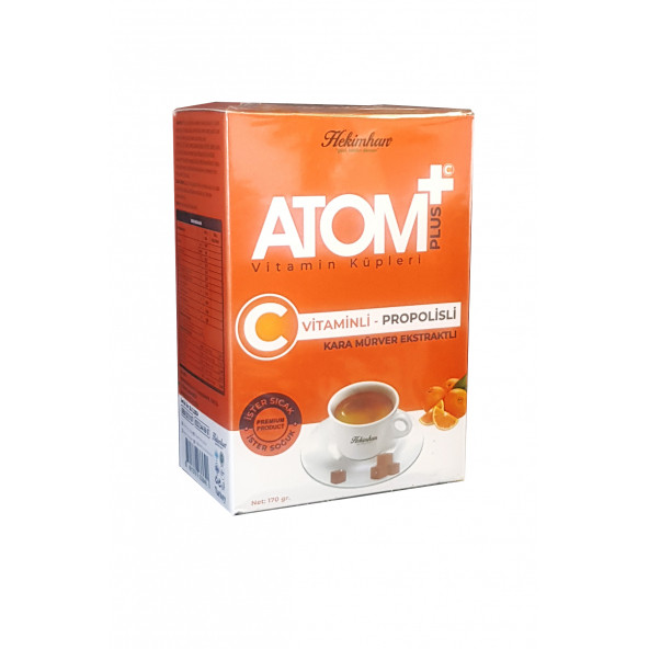 Atom Çayı Hekimhan Atom Plus Vitamin Küpleri C Vitamin + Propolis Atom Küpü