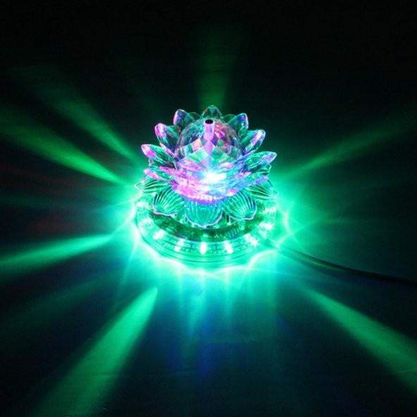 DİSKO LAMBASI RENKLİ DÖNEN DİSKO IŞIĞI LED LİGHT NOEL PARTY DİSCO LED DECOR MULTİ COLORS RENKLİ LED IŞIK - 1