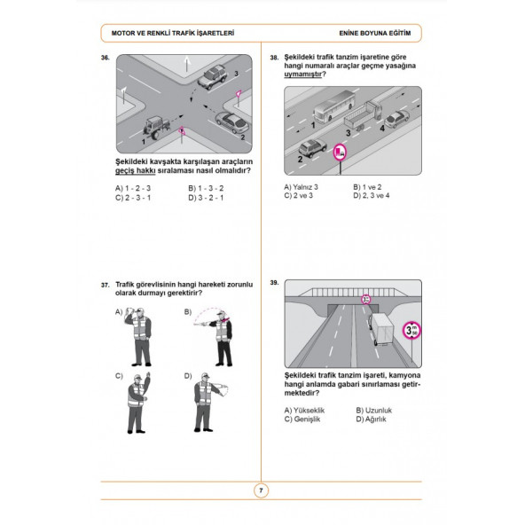 Ehliyet Denemeleri (6 Süper Deneme) - 4