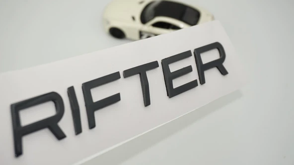 DK Tuning Peugeot Rifter Bagaj 2025+ Koyu Gri Logo Amblem Arma ürün görseli 1