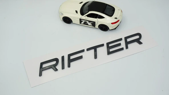 DK Tuning Peugeot Rifter Bagaj 2025+ Koyu Gri Logo Amblem Arma - Resim 4