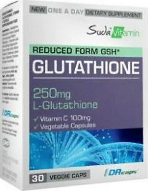 Suda Vitamin Glutathione 250 mg 30 Vegan Kapsül