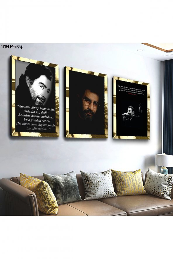 AHMET KAYA GOLD PLEKSİLİ MDF TABLO