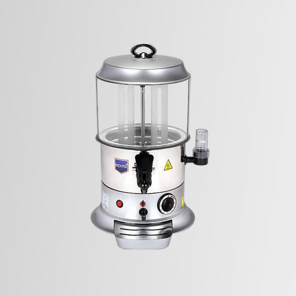 Remta REM.CS2 Elektrikli Çelik Model Sahlep ve Sıcak Çikolata Isıtıcı Gold 9 LT 1100 W