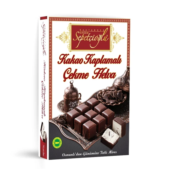 Kakao Kaplamalı Çekme Helva 160G