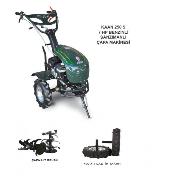 Kaan CP 250-S 2+1 Benzinli Çapa Makinesi