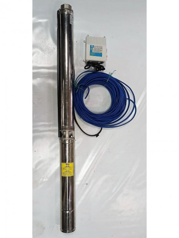 Impo Sk 404/18 Technoplast Başlıklı Derin Kuyu 2 Hp Monofaze Motorlu 25 mt Kablolu Panolu Dalgıç Pompa ürün görseli 1