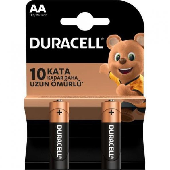 Duracell Alkalin Aa Kalem Piller 2’Li Paket