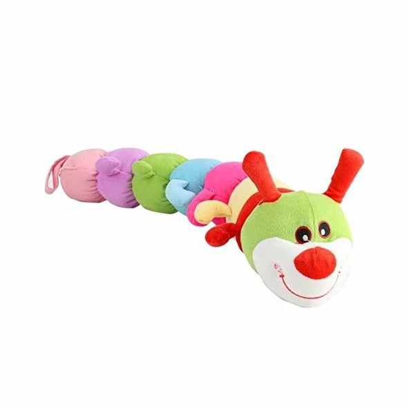 Jasper Toys Peluş Tırtıl 100 Cm Canlı Renkli