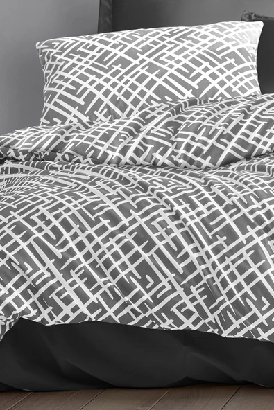 Luan Pamuklu Nevresim Takımı Çift Kişilik (4 Parça) Nevresim Seti - 8