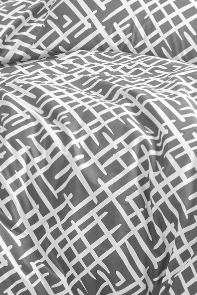 Luan Pamuklu Nevresim Takımı Çift Kişilik (4 Parça) Nevresim Seti - 9