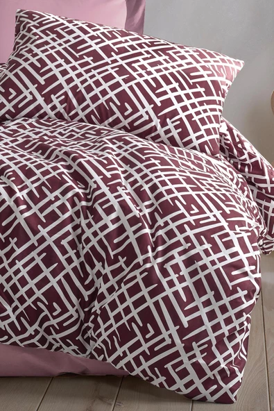 Luan Pamuklu Nevresim Takımı Çift Kişilik (4 Parça) Nevresim Seti - 2