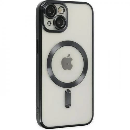Coofbe Kamera Korumalı iPhone 14 Plus 6.7inç Magsafe Uyumlu Silikon Kılıf, Lazer Çerçeveli, Darbe Emici