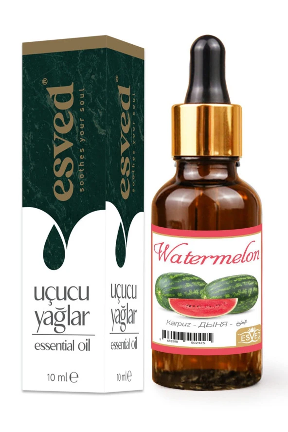 Karpuz Kokusu Saf Esansiyel Uçucu Yağ Buhurdanlık Yağı Difüzör Esansı Aromaterapi Ortam Koku 10ml