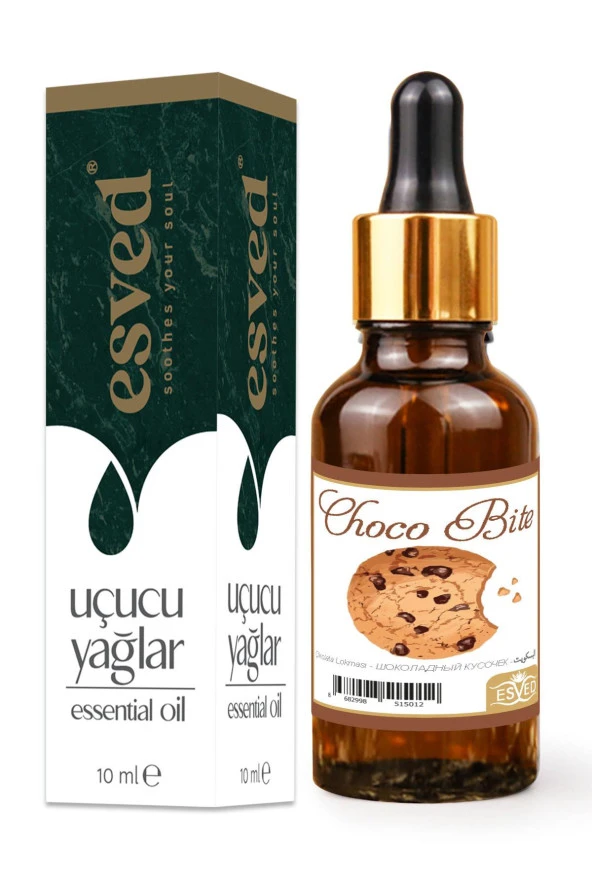 Çikolata Lokması Kokusu Saf Esansiyel Uçucu Yağ Buhurdanlık Yağı Difüzör Esansı Aromaterapi Ortam Koku 10ml