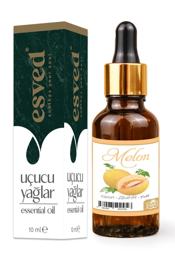 Kavun Kokusu Saf Esansiyel Uçucu Yağ Buhurdanlık Yağı Difüzör Esansı Aromaterapi Ortam Koku 10ml