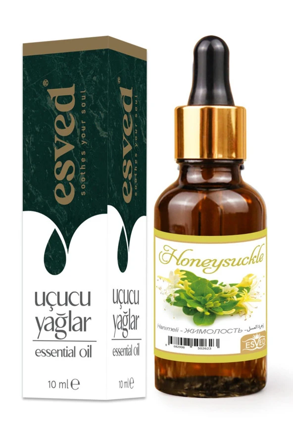 Hanımeli Kokusu Saf Esansiyel Uçucu Yağ Buhurdanlık Yağı Difüzör Esansı Aromaterapi Ortam Koku 10ml