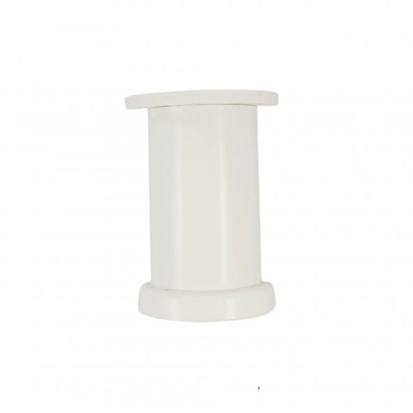 5 CM 50 LİK PLASTİK BEYAZ YUVARLAK AYAK ( 4 ADET) - 3