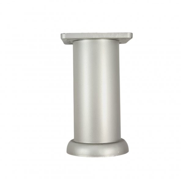 40 LIK 8 CM MAT KROM PLASTİK YUVARLAK AYAK ( 4 ADET ) - 4