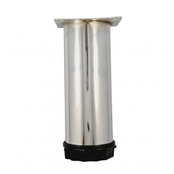 40 LIK 20 CM PARLAK KROM METAL YUVARLAK AYAK ( 4 ADET) - 2