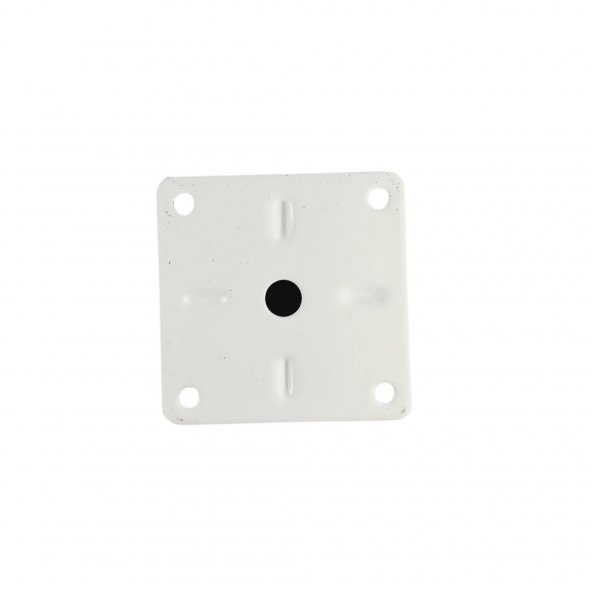 40 LIK 10 CM BEYAZ METAL YUVARLAK AYAK ( 4 ADET   ) - 4