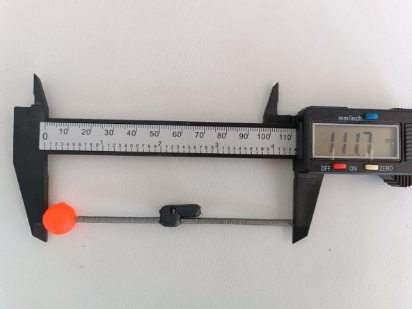 Buz Balıkçılığı Spring Bobber (Orta Boy) - Kamış Ucu Yaylı Esnetme Aparatı - 8