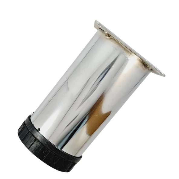 60 LIK 10 CM KROM METAL YUVARLAK AYAK ( 4 ADET) - Resim 4