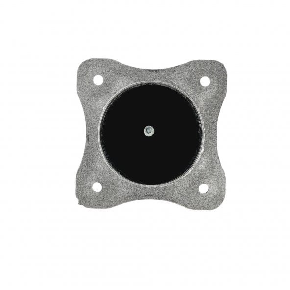 42 LIK 8 CM MAT KROM PLASTİK YUVARLAK AYAK ( 4 ADET) - 3