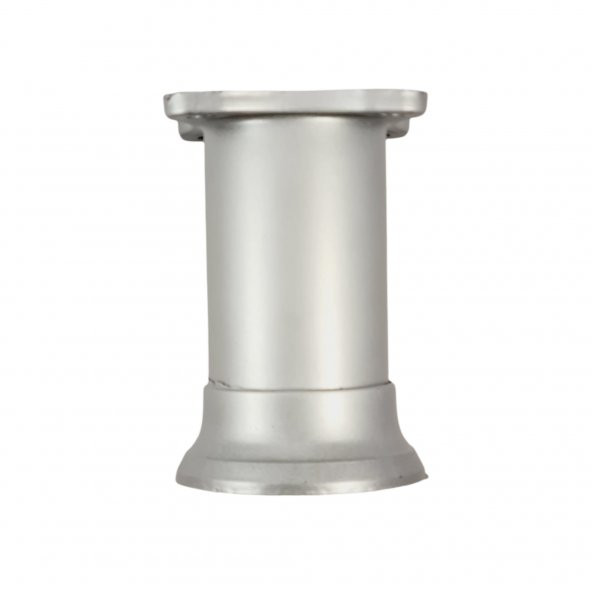 42 LIK 8 CM MAT KROM PLASTİK YUVARLAK AYAK ( 4 ADET) - 2