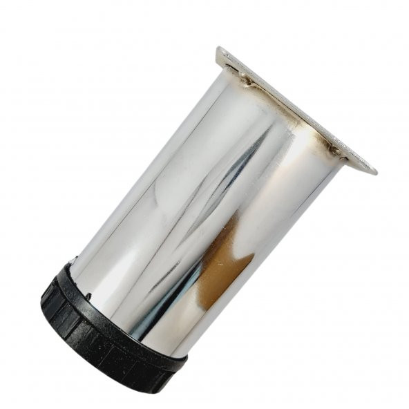 60 LIK 12 CM KROM METAL YUVARLAK AYAK (4 ADET) - 3