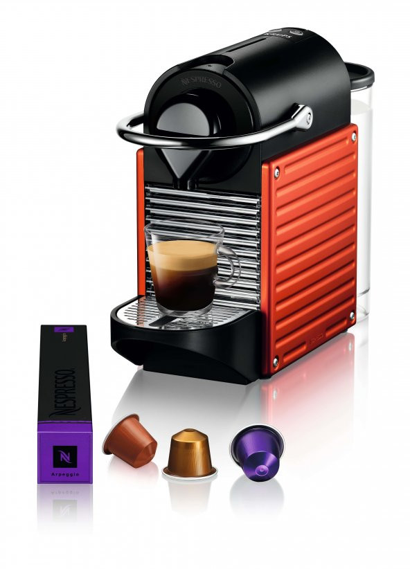 Nespresso Pixie C61 RED  Kapsüllü Kahve Makinesi