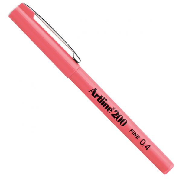 Artline Fineliner 0.4 MM Pembe EK-200N