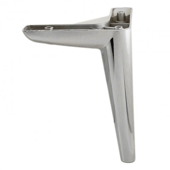 Lüks Mobilya Kanepe Sehpa TV Ünitesi Koltuk Ayağı 19 cm Parlak Krom Baza Ayak - Resim 7