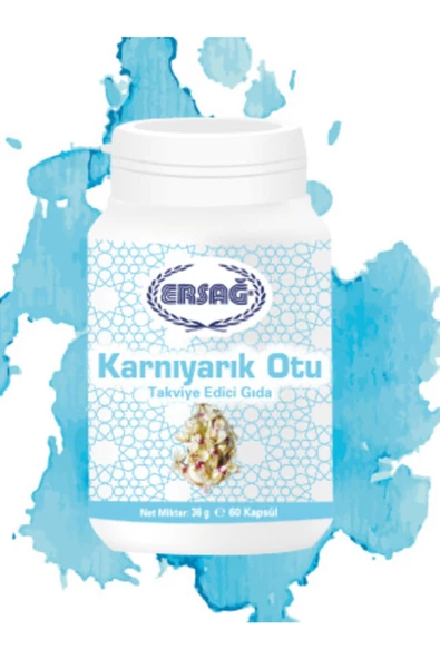 Ersağ Karnıyarık Otu Gıda Takviyesi 60 Kapsül