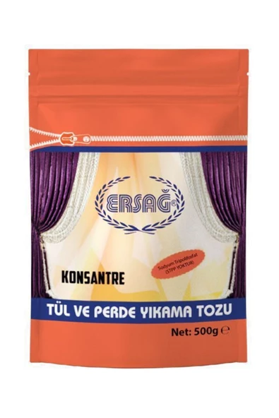 Ersağ Tül Ve Perde Yıkama Tozu 500 Gr