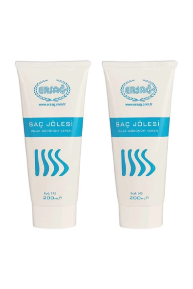 Ersağ Saç Jolesi Islak görünüm 2X200 ml 2 Adet