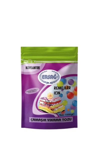 Ersağ Renkli Çamaşır Yıkama Tozu 1000 Gr