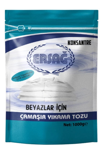 Ersağ Beyaz Çamaşır Yıkama Tozu 1000 gr
