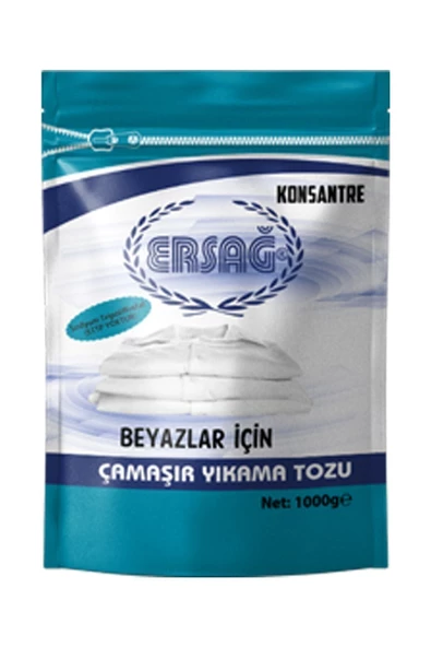 Ersağ Beyazlar Için Çamaşır Yıkama Tozu (1000 Gram)