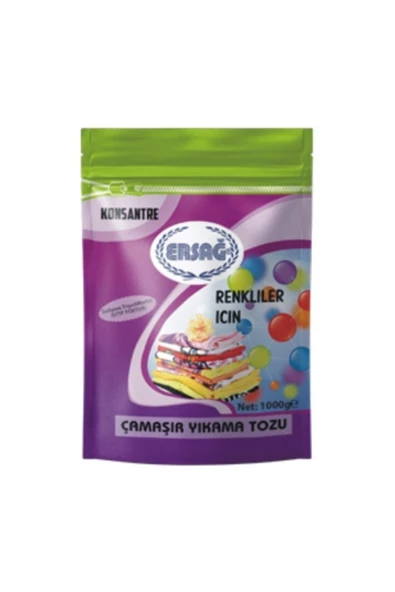 Ersağ Renkliler Için Çamaşır Yıkama Tozu 1000 Gr.