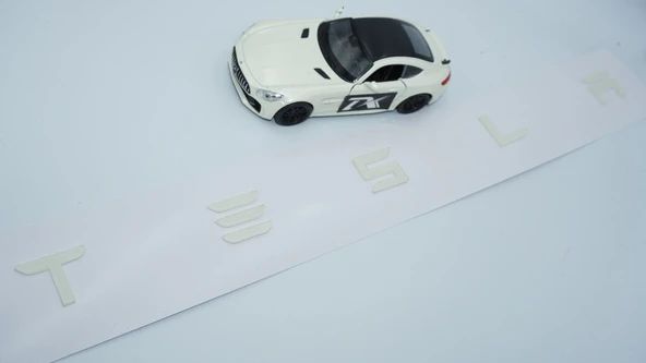 DK Tuning Tesla Model 3 Y S X Series Bagaj Şeffaf Renk Uzun Yazı Logo - Resim 2