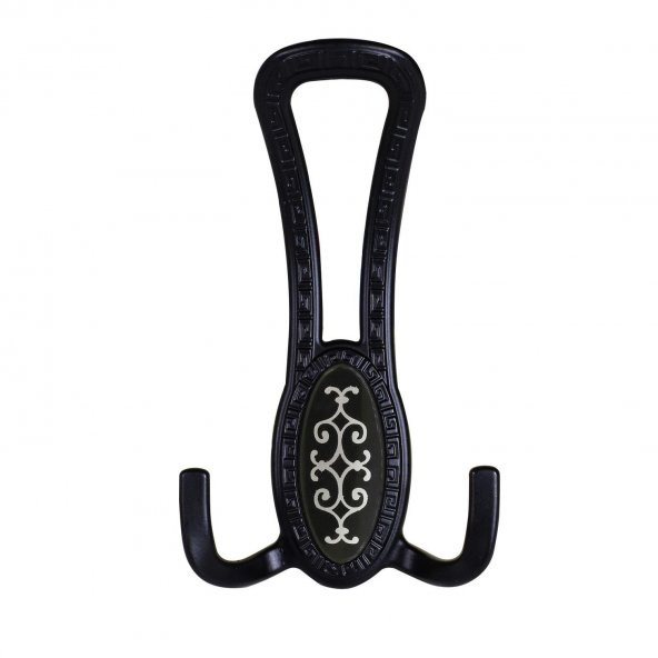 Portmanto Vestiyer Duvar Askısı Dolap Elbise Askılığı Mat Siyah