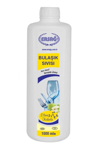 Ersağ Bulaşık Sıvısı Elma Kokulu 1000 ml