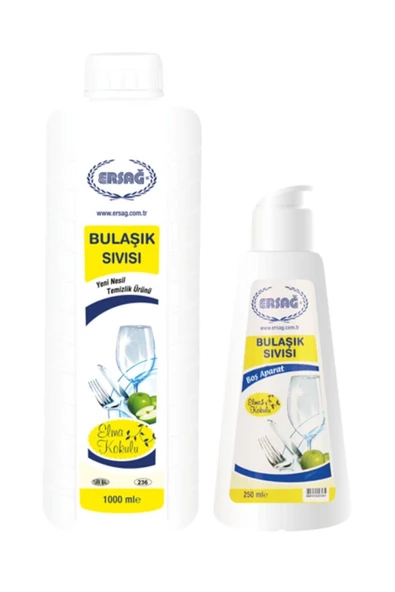 Ersağ Aparatlı Elmalı Bulaşık Sıvısı 1000 ml